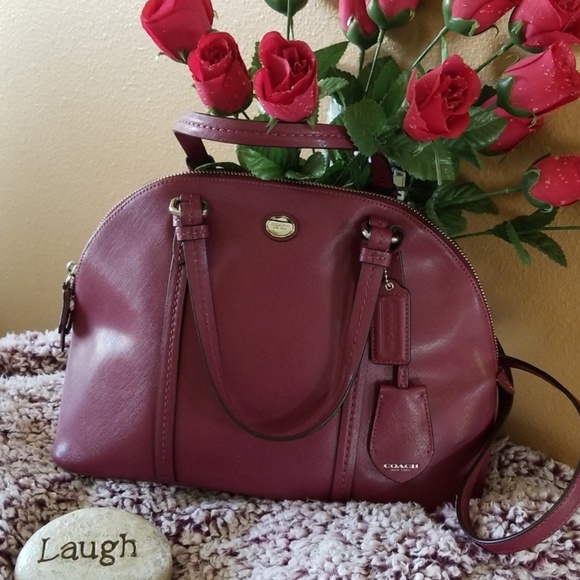 Coach Handbags - 🌺Lovely  raspberry Authentic Coach Peyton🌺